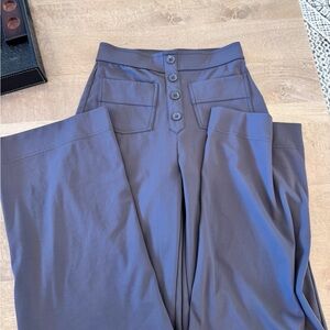 HALARA gray Wide Leg High-Waisted Pants